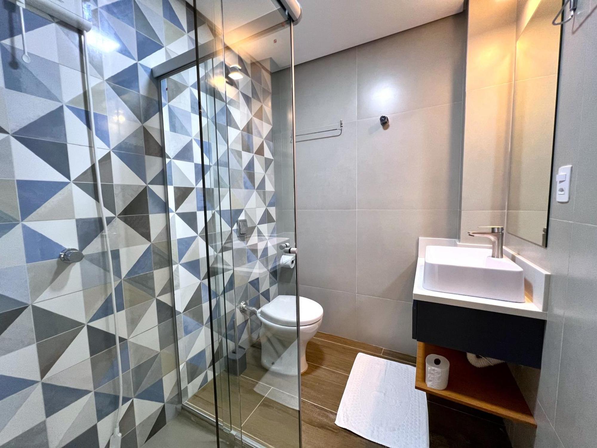 Apto Design Moderno No Centro ฟลอเรียนอโปลิส ภายนอก รูปภาพ